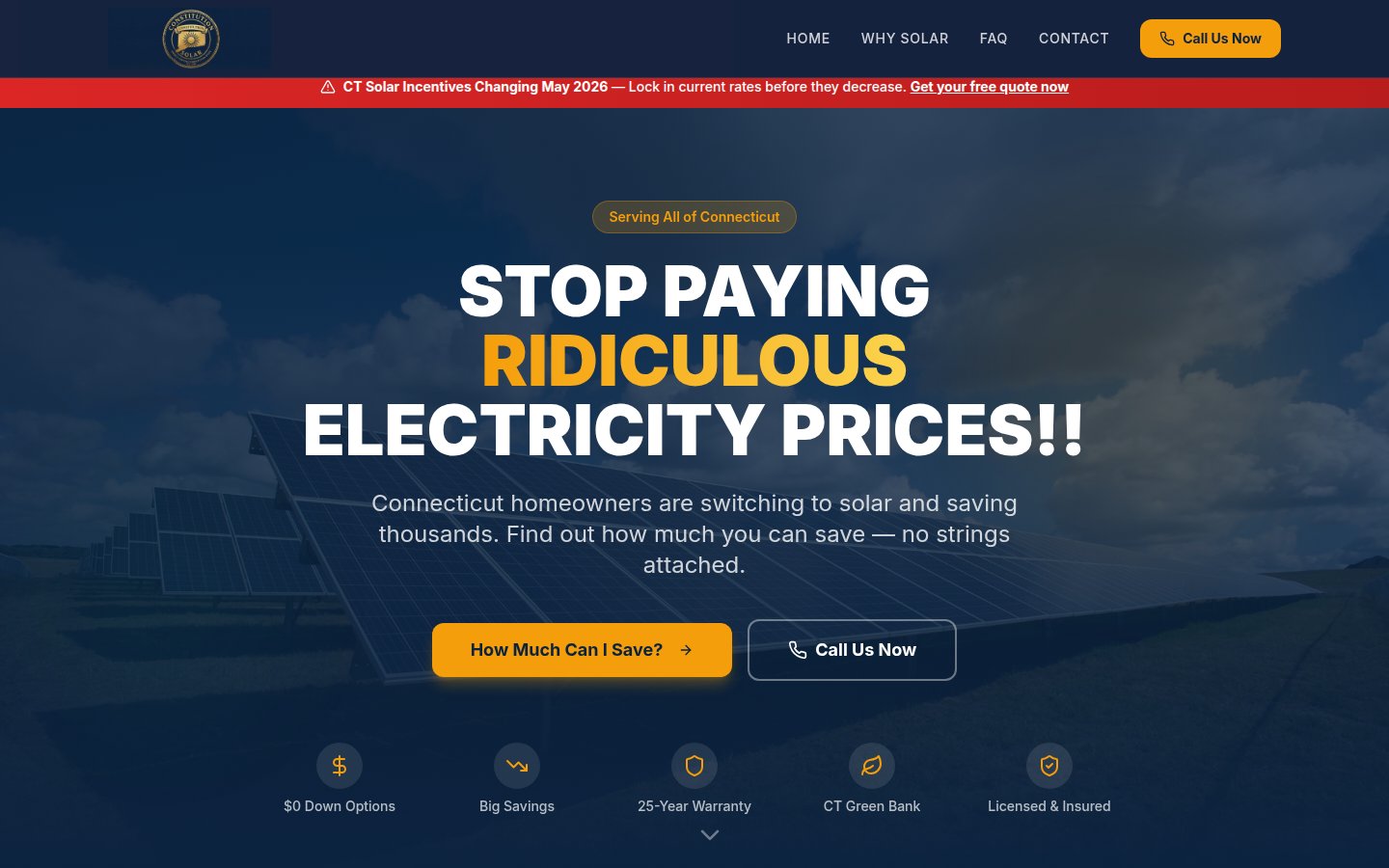 Constitution Solar CT preview