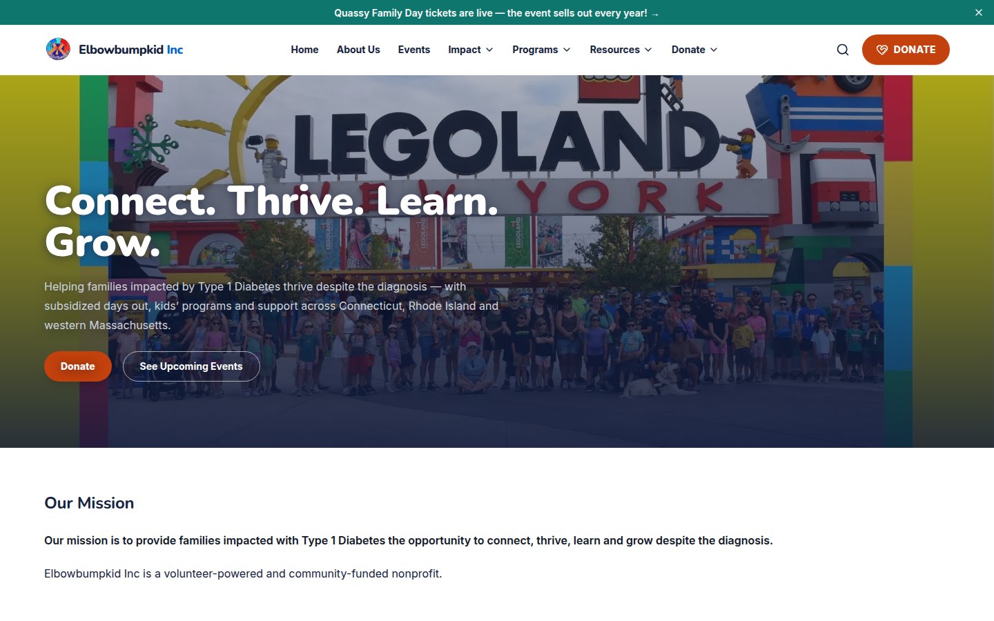 Elbowbumpkid Inc nonprofit platform preview